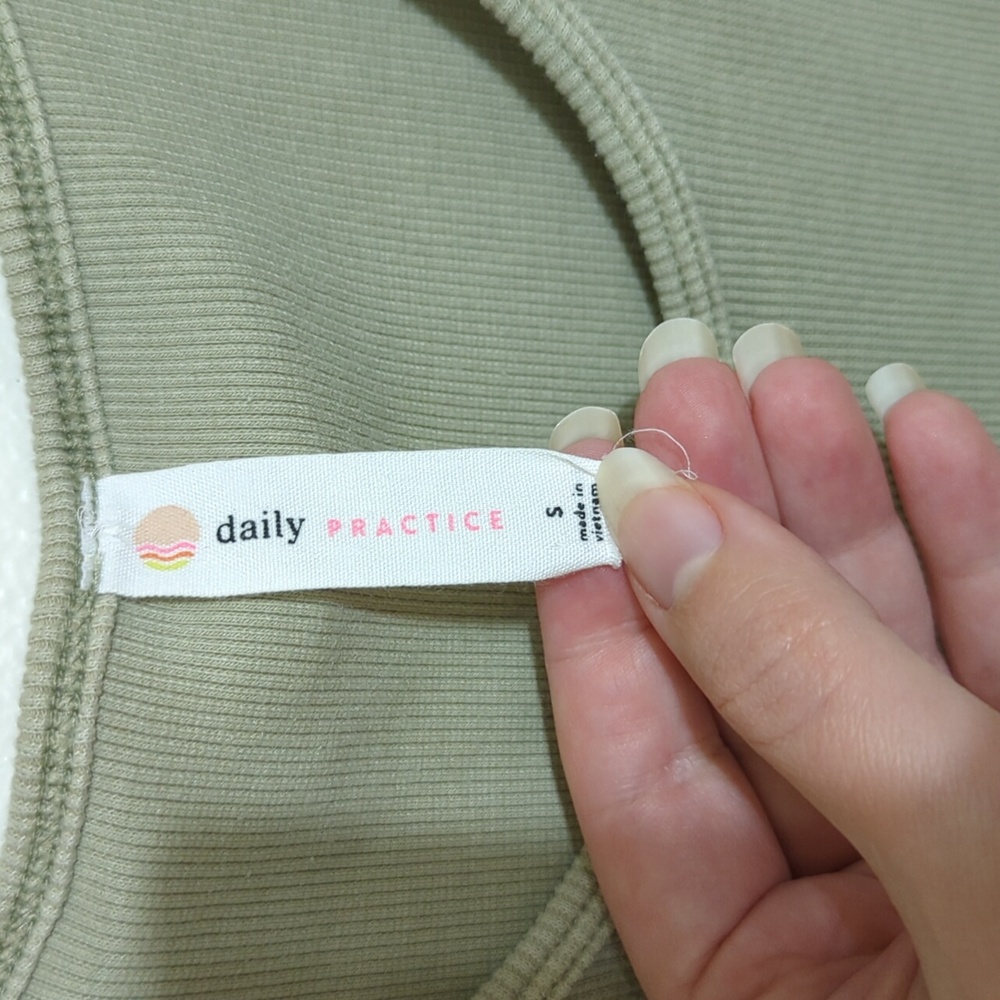 Anthropologie Daily Practice Be Bold Racerback Twofer Dress - Picture 8 of 9